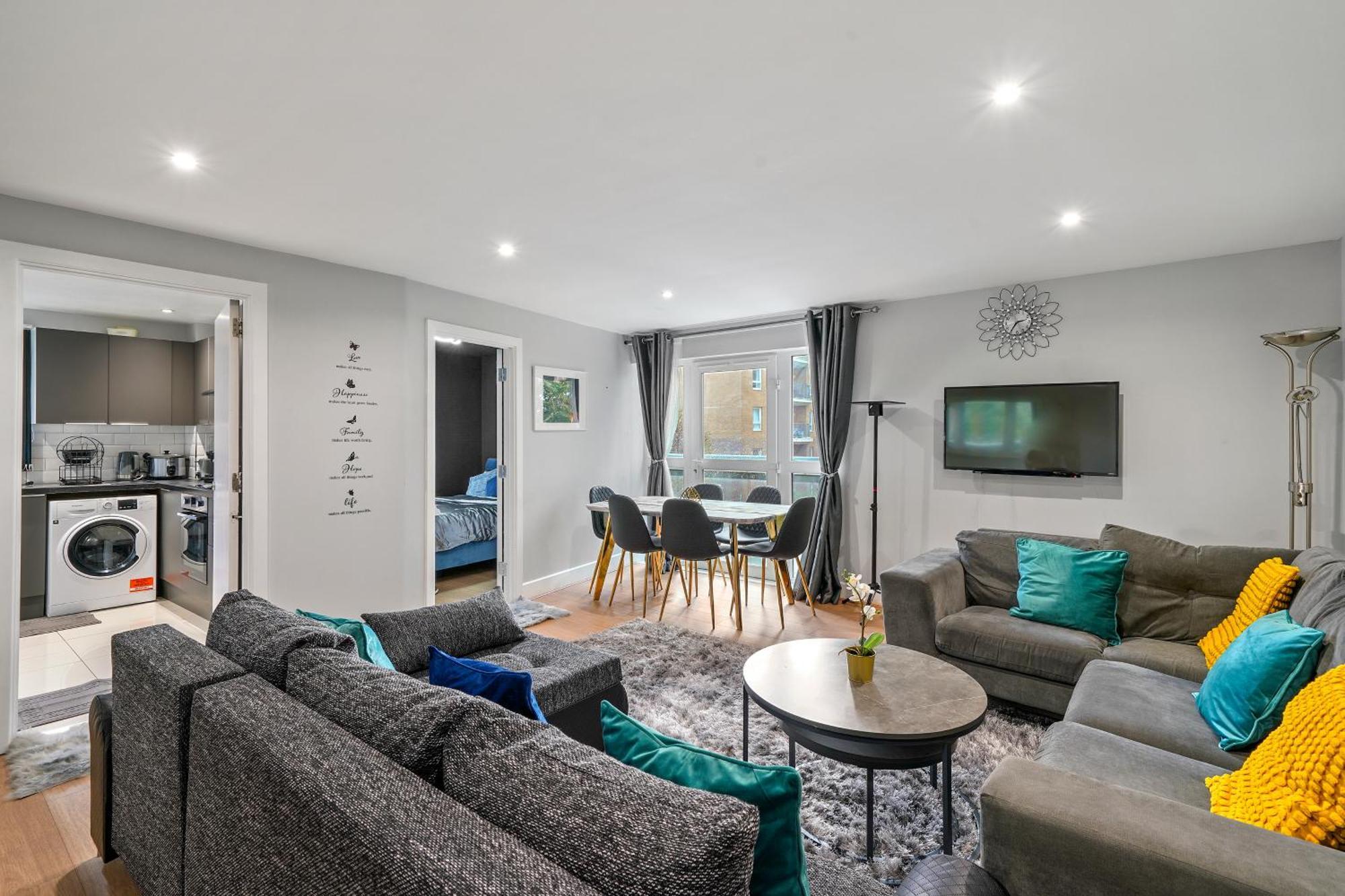 Elegant 3Br 2Bath Flat In Canary Wharf - O2 -Excel Londyn Zewnętrze zdjęcie